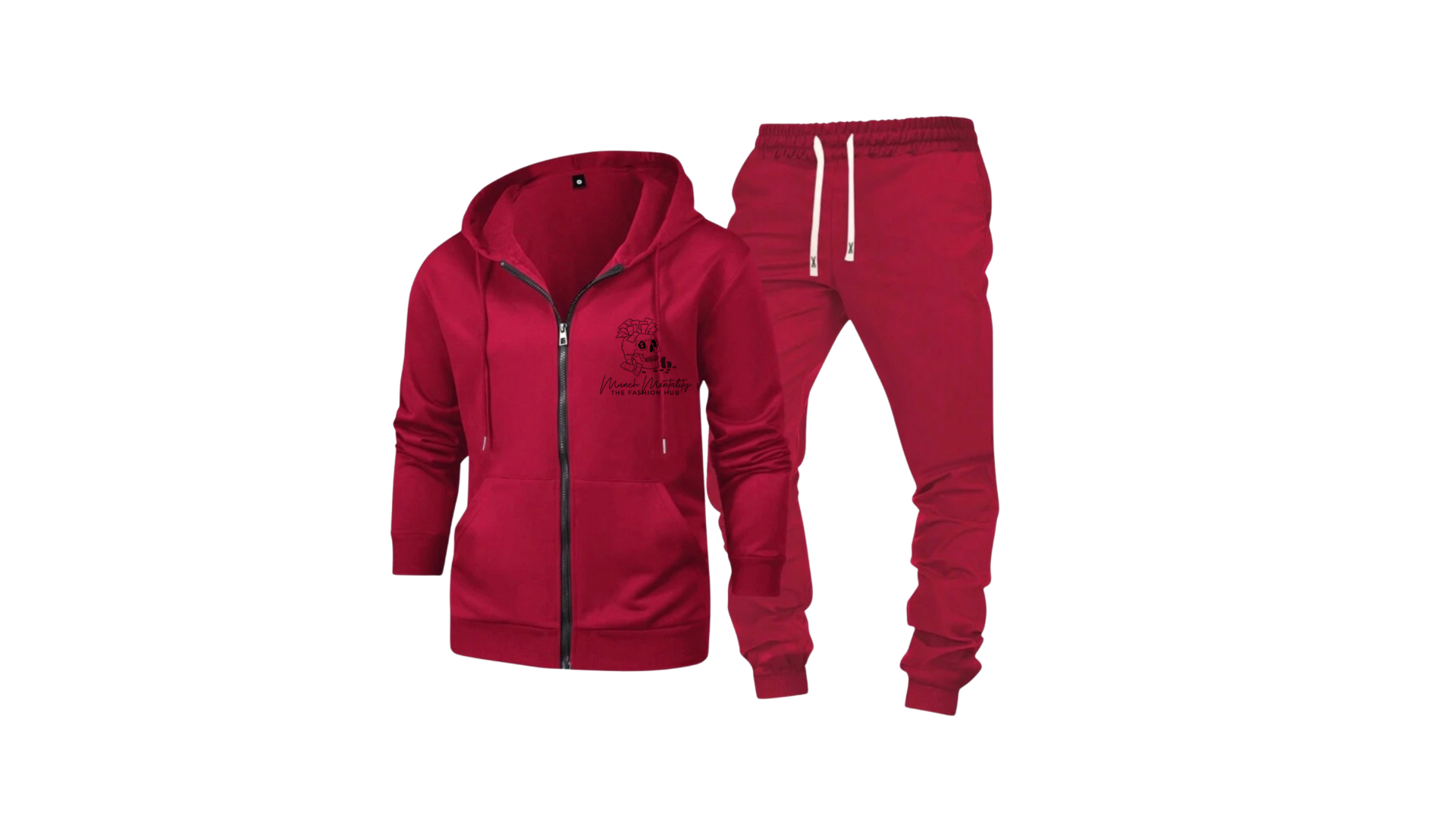 “Boss Up & Chill” Red Jogger