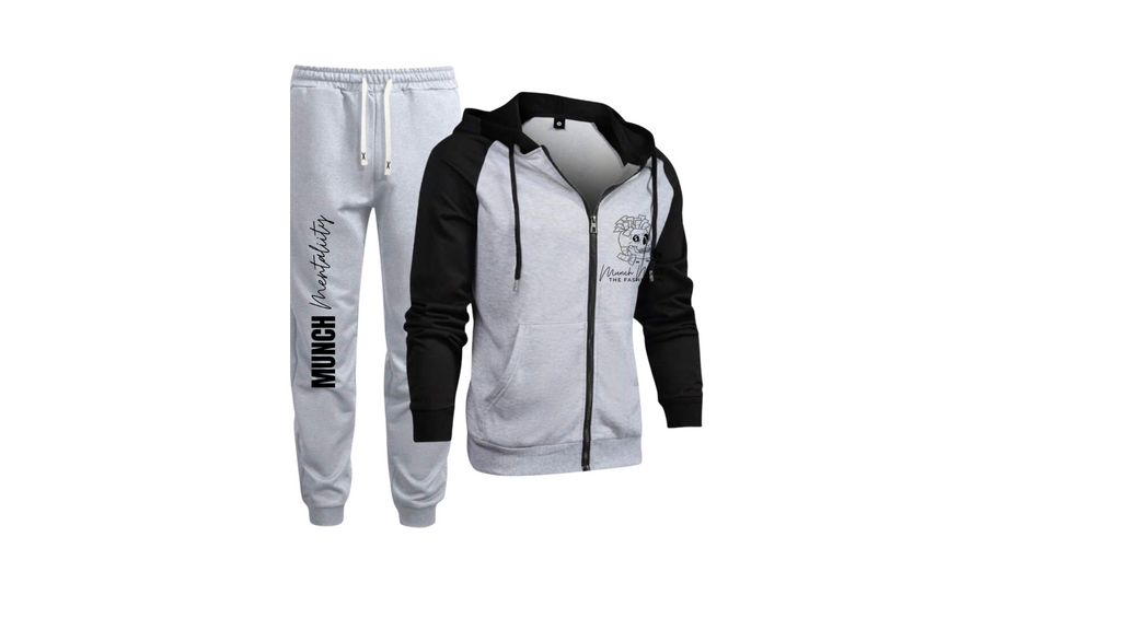 “Boss Up & Chill” Grey Jogger