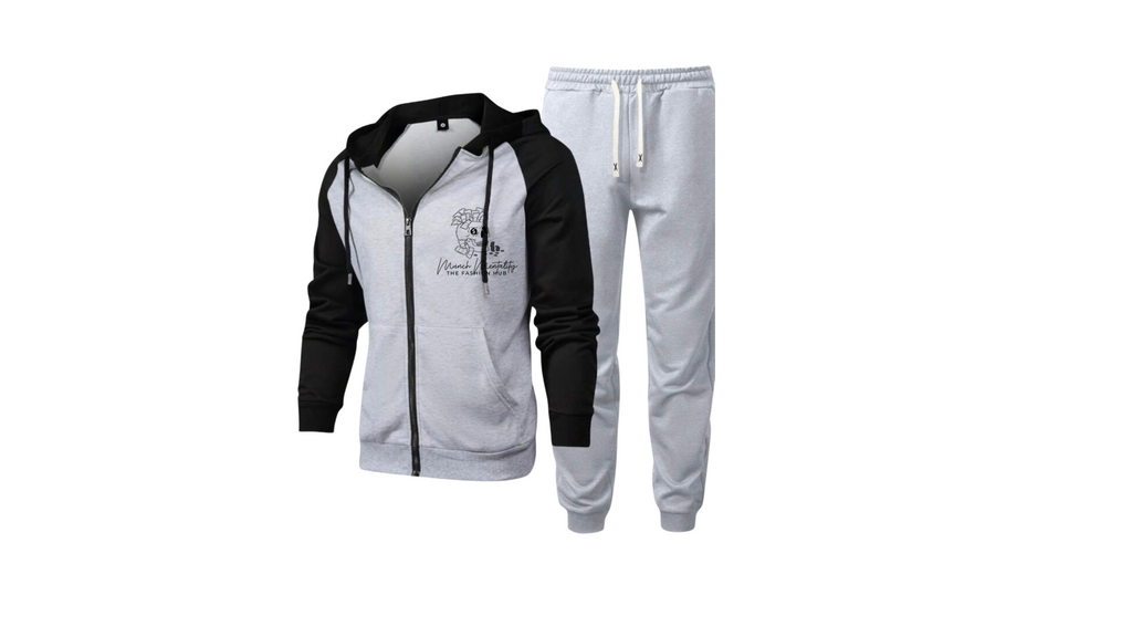 “Boss Up & Chill” Grey Jogger