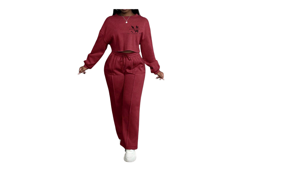 “ It’s My Day” Red Jogger