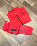 “Boss Up & Chill” Red Jogger