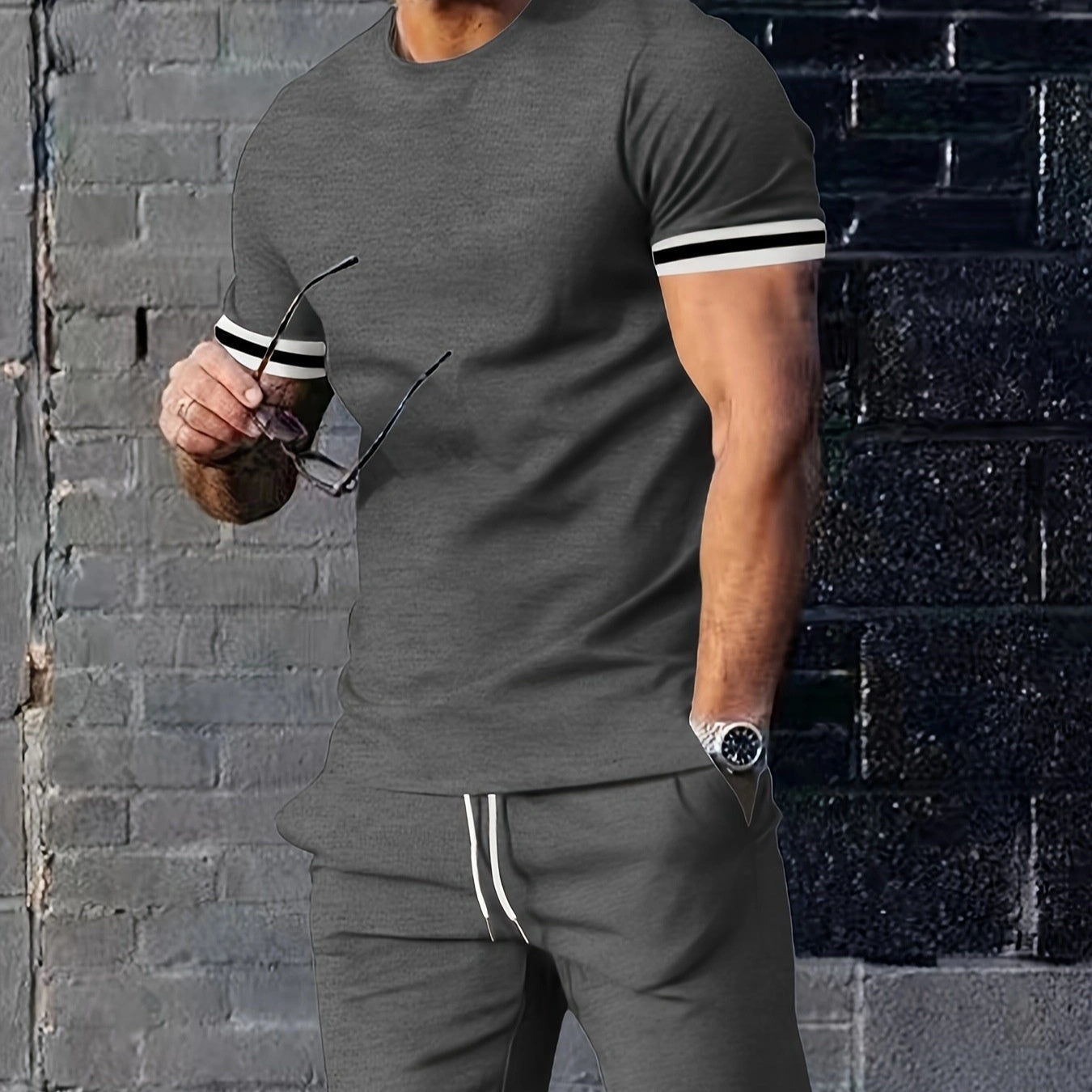 Stripe Sleeve Set